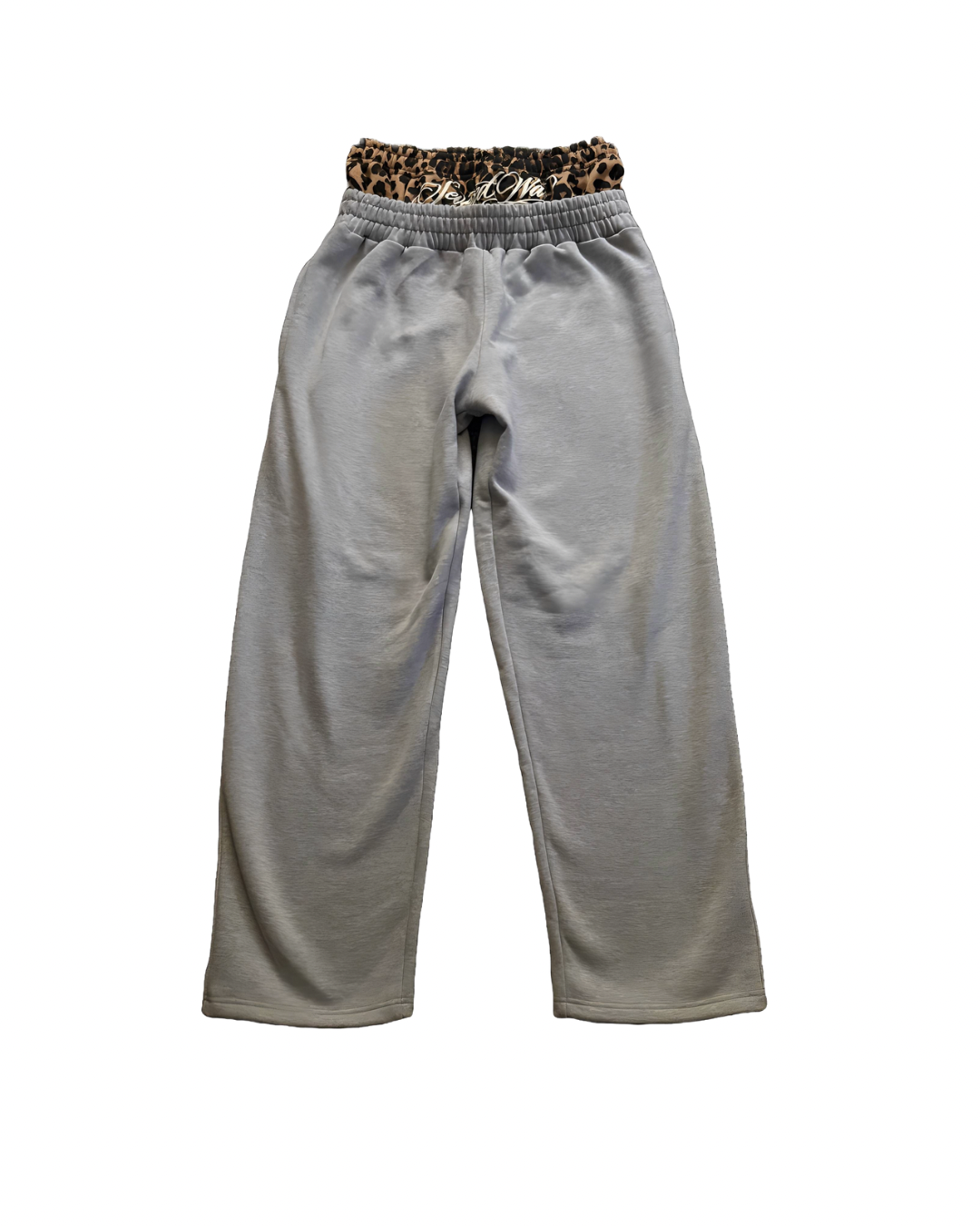 “FORGED IN FAITH” cheetah print sweatpants
