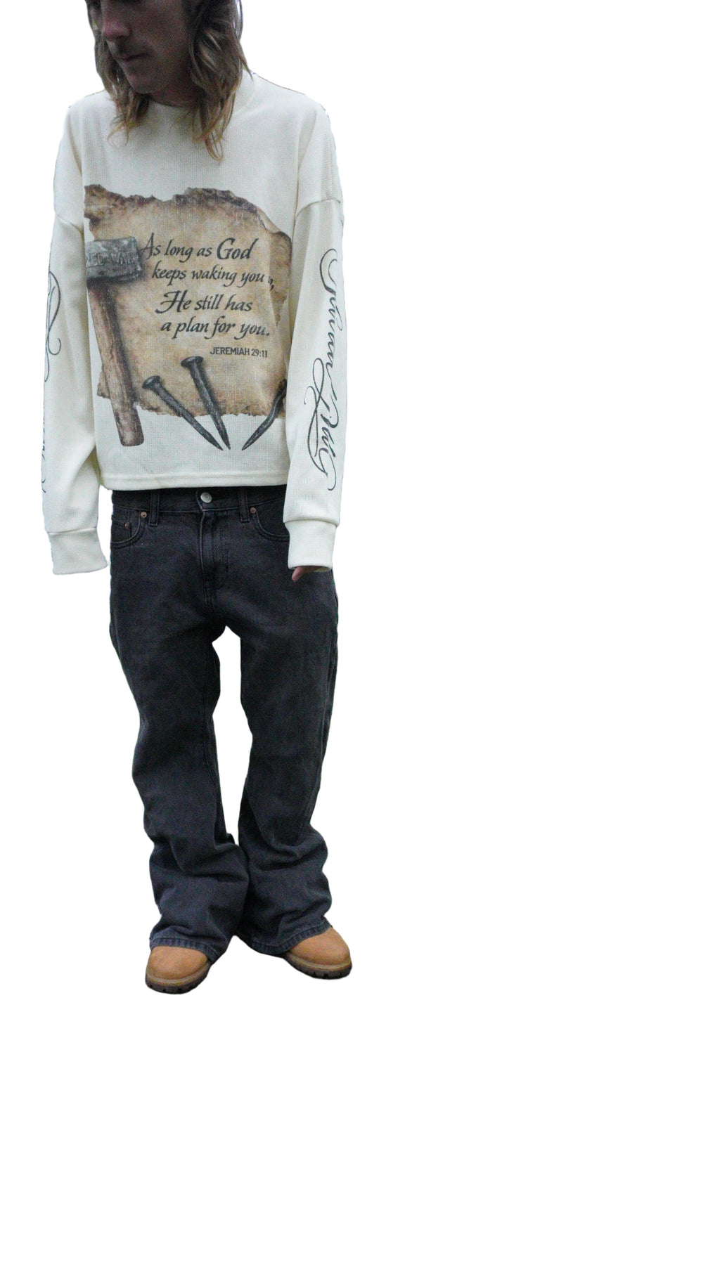 “forged in faith” white thermal