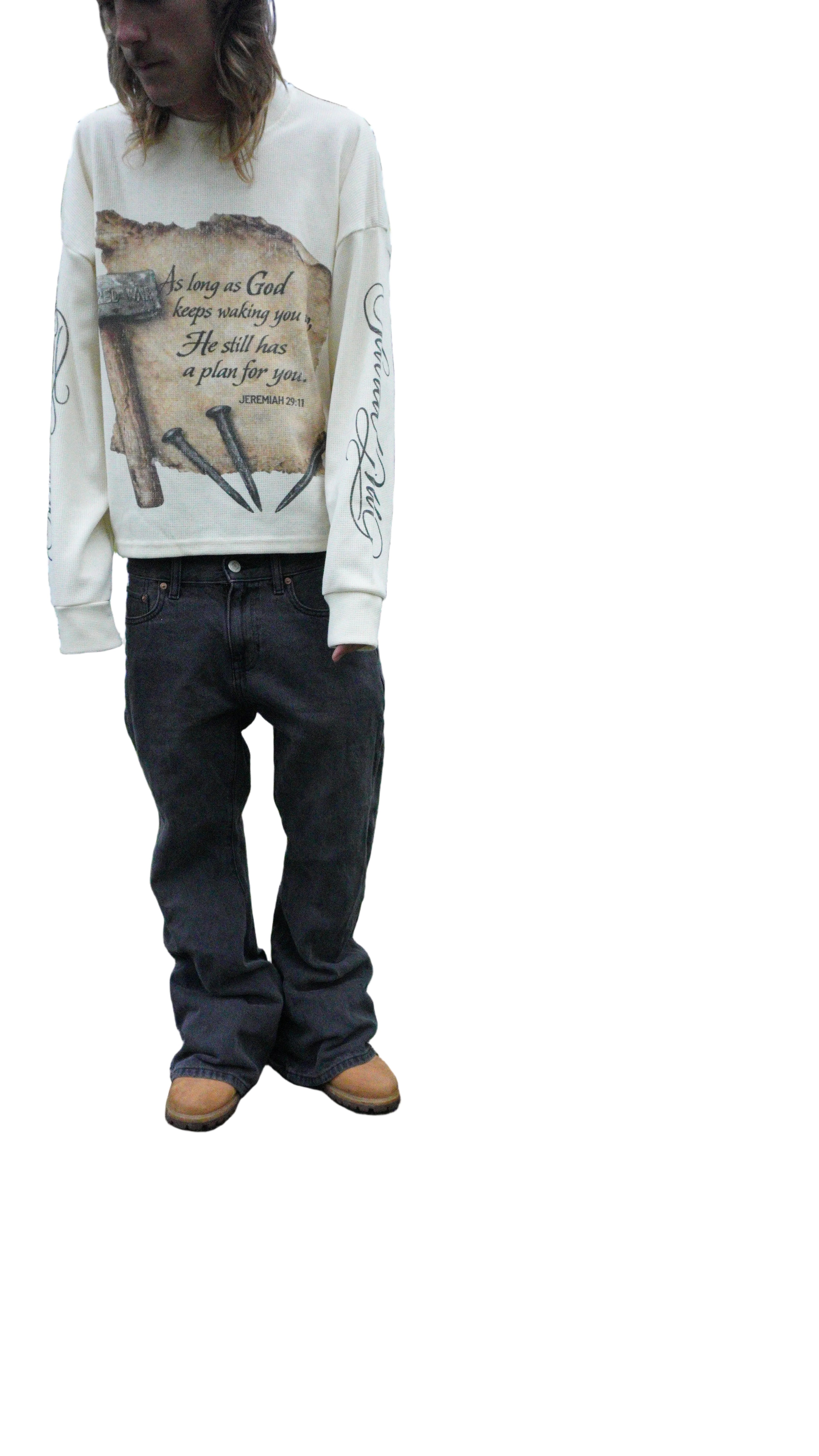 “FORGED IN FAITH” White thermal
